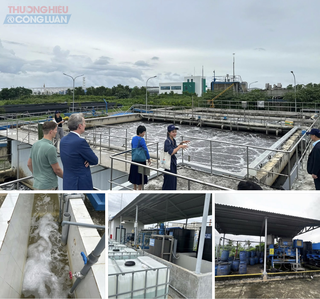 Một phần của quy trình xử lý nước thải tại Nhà máy Một phần của quy trình xử lý nước thải tại Nhà máy