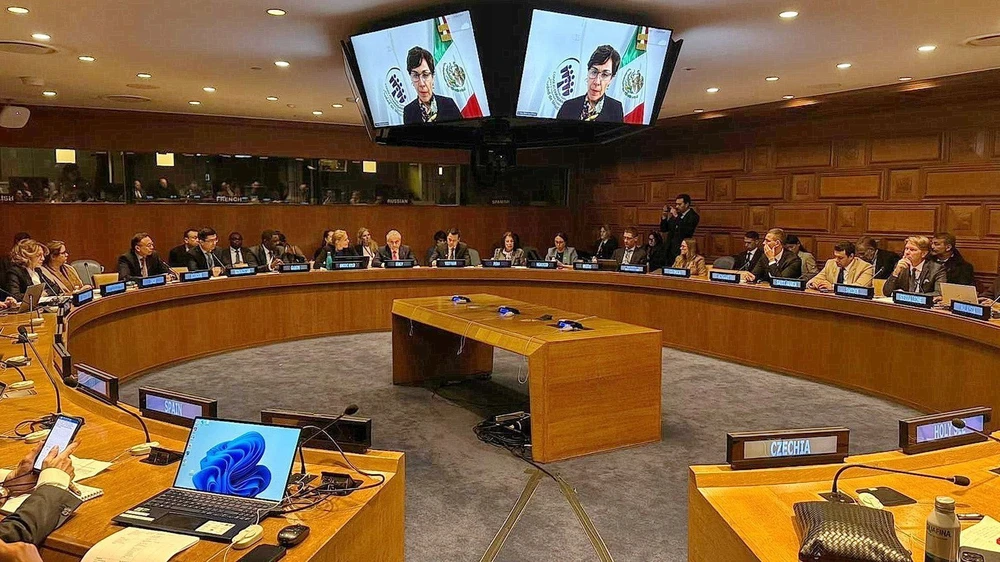 Việt Nam và ASEAN ủng hộ tăng cường hợp tác quốc tế trong phòng chống tội phạm xuyên quốc gia. Ảnh: TTXVN