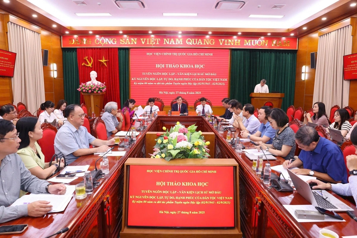 Hội thảo do Học viện Chính trị quốc gia Hồ Chí Minh tổ chức. Hội thảo do Học viện Chính trị quốc gia Hồ Chí Minh tổ chức.