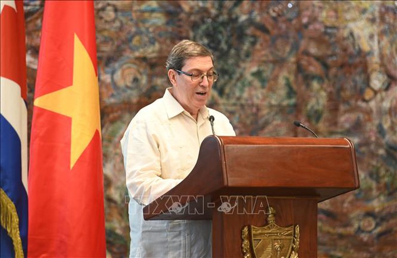Bộ trưởng Ngoại giao Cuba Bruno Rodríguez Parrilla nhấn mạnh tình cảm gắn bó keo sơn Cuba-Việt Nam
