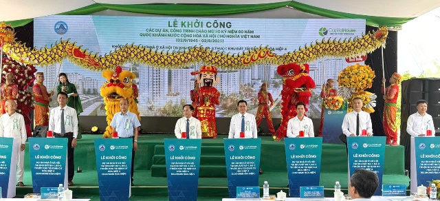 Đà Nẵng: Chính thức khởi công dự án nhà ở xã hội Ecohome Hòa Hiệp