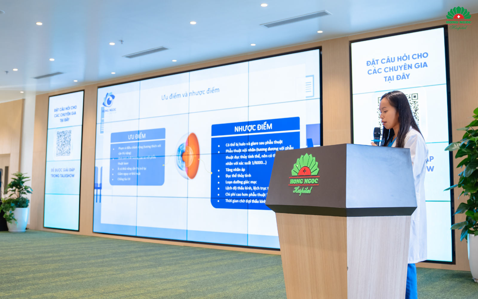 TS.BS Đinh Thị Hoàng Anh nhấn mạnh đột phá của Phakic ICL precision +