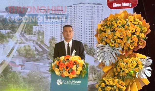 Lãnh đạo Công ty CP Đầu tư và Thương mại Thủ Đô phát biểu và cam kết.