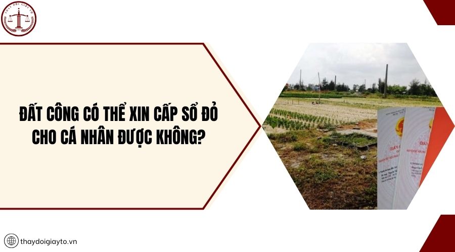 Điều kiện cấp "sổ đỏ" cho đất công và quy trình thực hiện