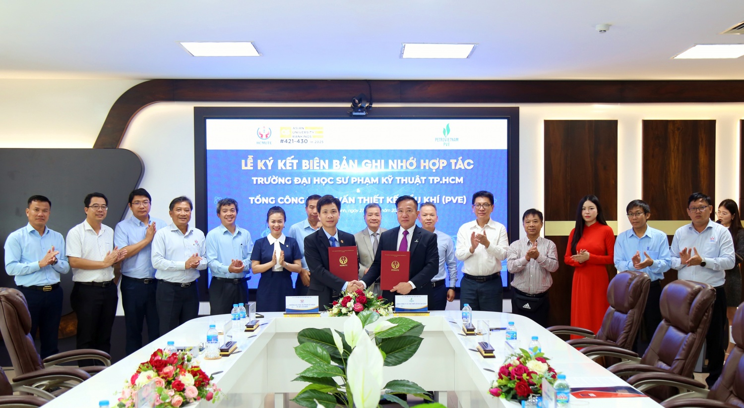 PVE và HCMUTE ký kết thỏa thuận hợp tác toàn diện