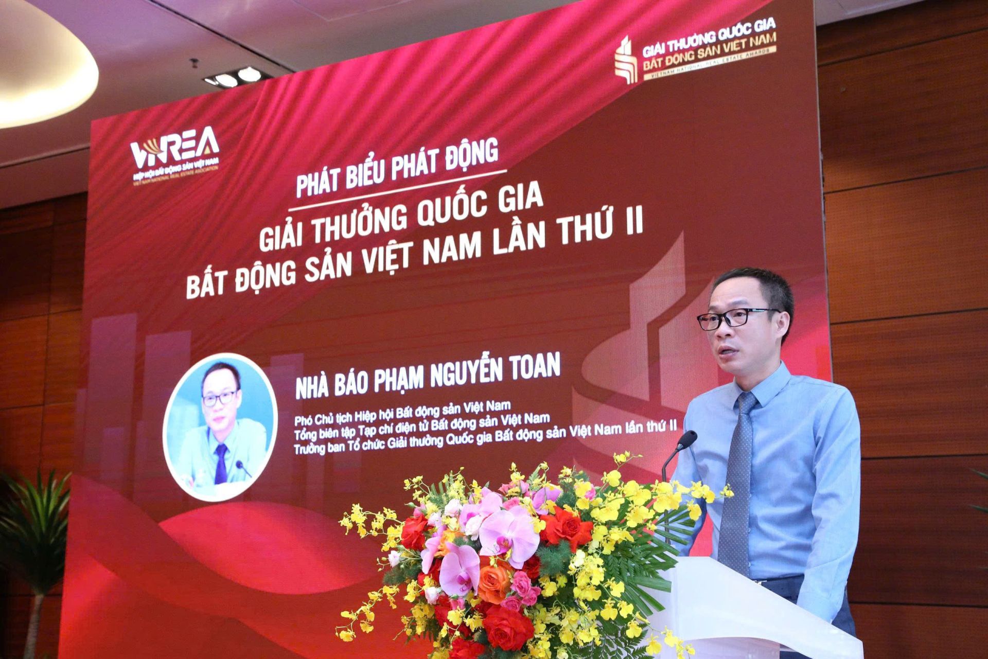 Nhà báo Phạm Nguyễn Toan – Phó Chủ tịch Hiệp hội Bất động sản Việt Nam, Tổng Biên tập Tạp chí điện tử Bất động sản Việt Nam, Trưởng ban Tổ chức Giải thưởng Nhà báo Phạm Nguyễn Toan – Phó Chủ tịch Hiệp hội Bất động sản Việt Nam, Tổng Biên tập Tạp chí điện tử Bất động sản Việt Nam, Trưởng ban Tổ chức Giải thưởng