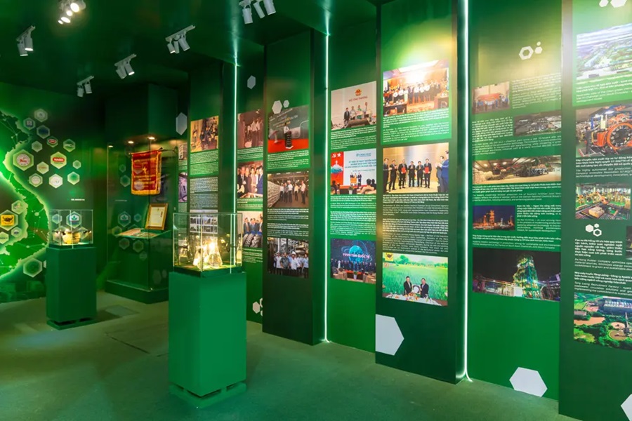Giới thiệu lịch sử và quá trình phát triển tại gian trưng bày