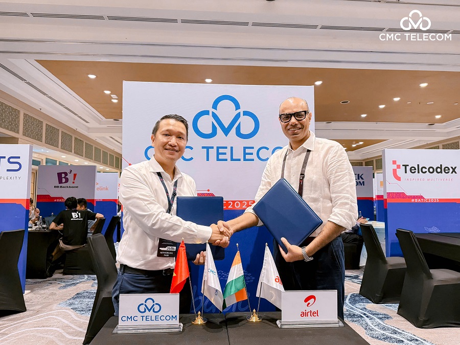 CMC Telecom bắt tay Airtel, mở rộng mạng lưới sang thị trường Ấn Độ