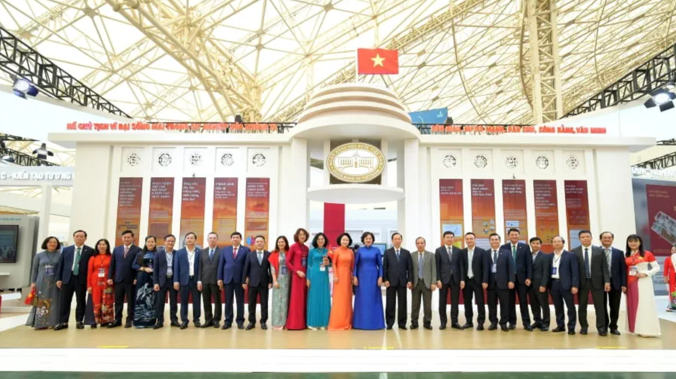 Vietcombank tham gia Triển lãm '80 năm hành trình Độc lập - Tự do - Hạnh phúc'