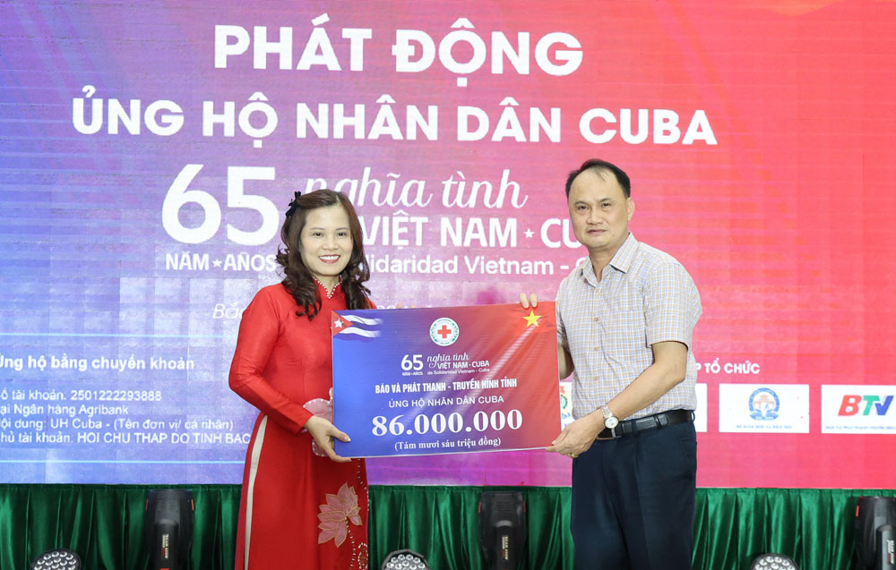 Tỉnh Bắc Ninh phát động ủng hộ Nhân dân Cuba