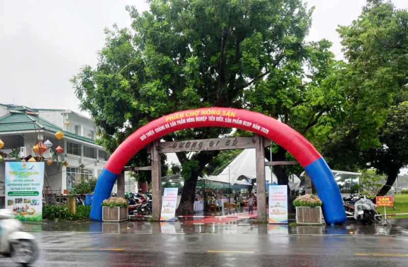 Phiên chợ được tổ chức trên Phố đi bộ bên bờ sông Hương