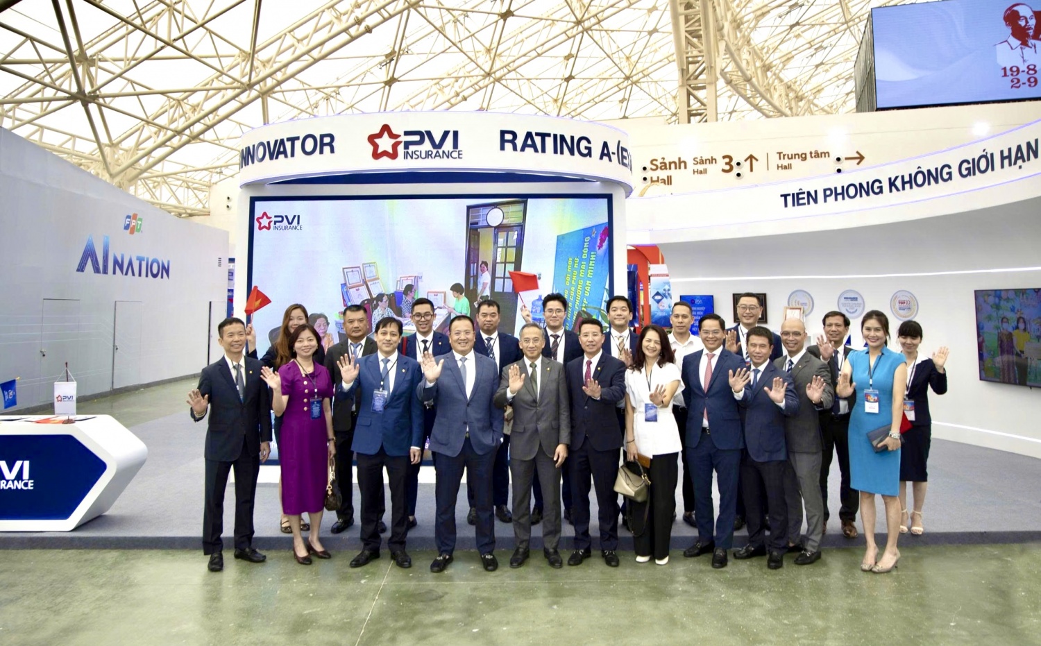 Bảo hiểm PVI tại Triển lãm thành tựu 80 năm, cùng đất nước viết nên thành tựu