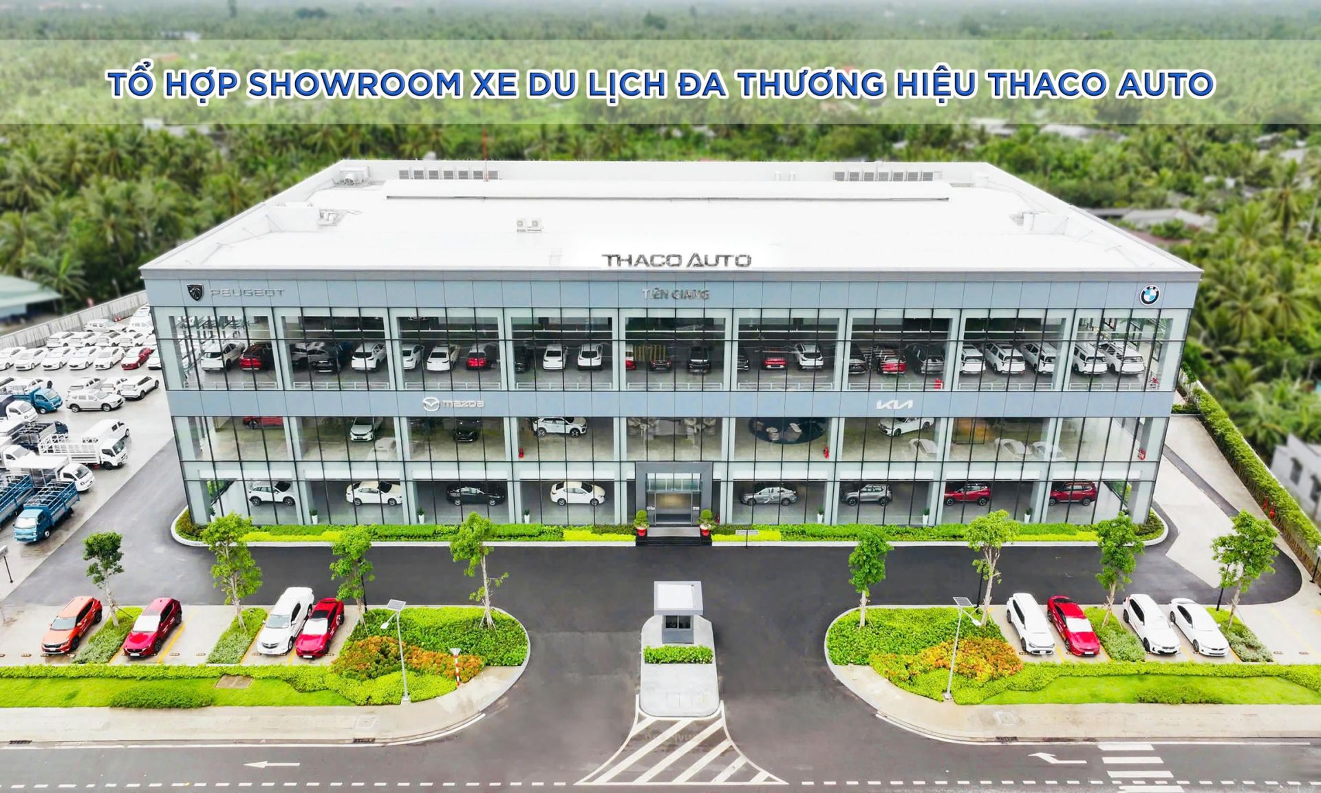 Tổ hợp Showroom đa thương hiệu tại THACO AUTO