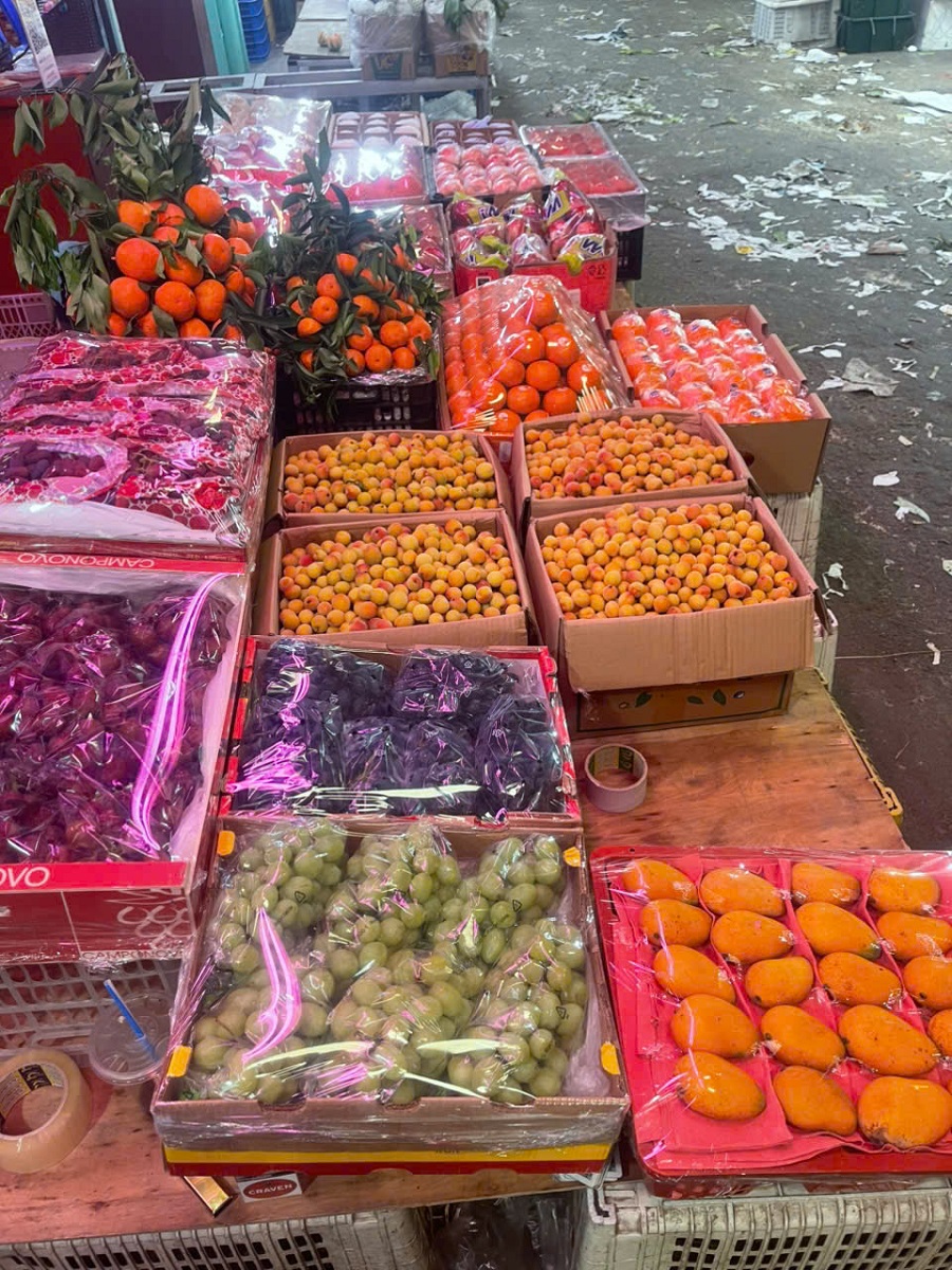 Sản lượng xoài Trung Quốc nhập khẩu về chợ Thủ Đức cho tới thời điểm hiện nay chỉ đạt 1.067,03 tấn, giảm tới 52% so với năm trước