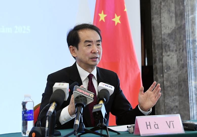 Đại sứ Trung Quốc tại Việt Nam Hà Vĩ - Ảnh: Tuấn Dũng