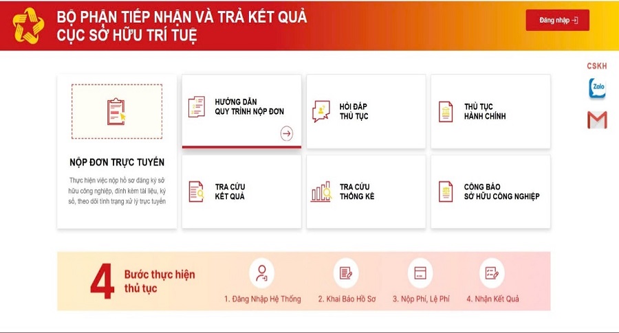 Cục Sở hữu trí tuệ nâng cao hiệu quả sử dụng dịch vụ công trực tuyến
