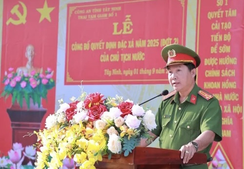 Tây Ninh: Công bố quyết định đặc xá của Chủ tịch nước