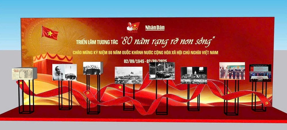 Các ấn phẩm đặc biệt và Triển lãm tương tác '80 năm rạng rỡ non sông-Con đường Độc lập'