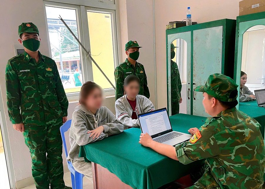 02 trường hợp có hành vi xuất cảnh trái phép bị lực lượng phối hợp bắt giữ tại Đồn BPCK Mỹ Quý Tây