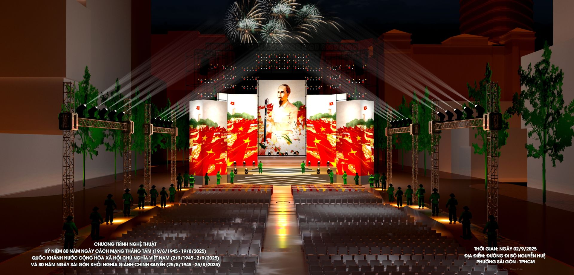 TP. HCM tổ chức chương trình nghệ thuật “Ánh sao độc lập” kỷ niệm 80 năm Quốc khánh