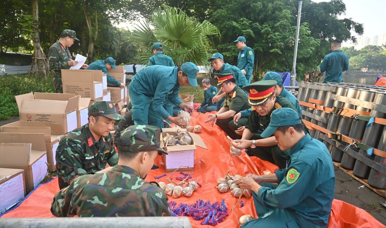 Hà Nội sẵn sàng cho màn pháo hoa nghệ thuật chào mừng 80 năm Quốc khánh