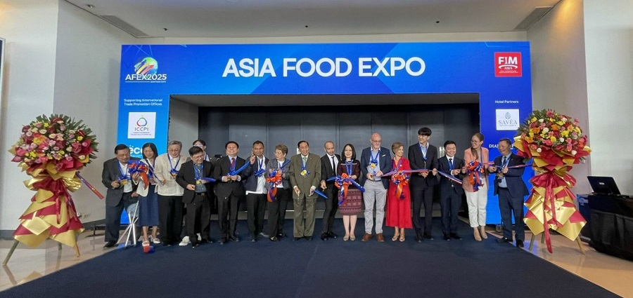 Cắt băng khai mạc Triển lãm AFEX kết hợp Triển lãm FIM ASIA 2025