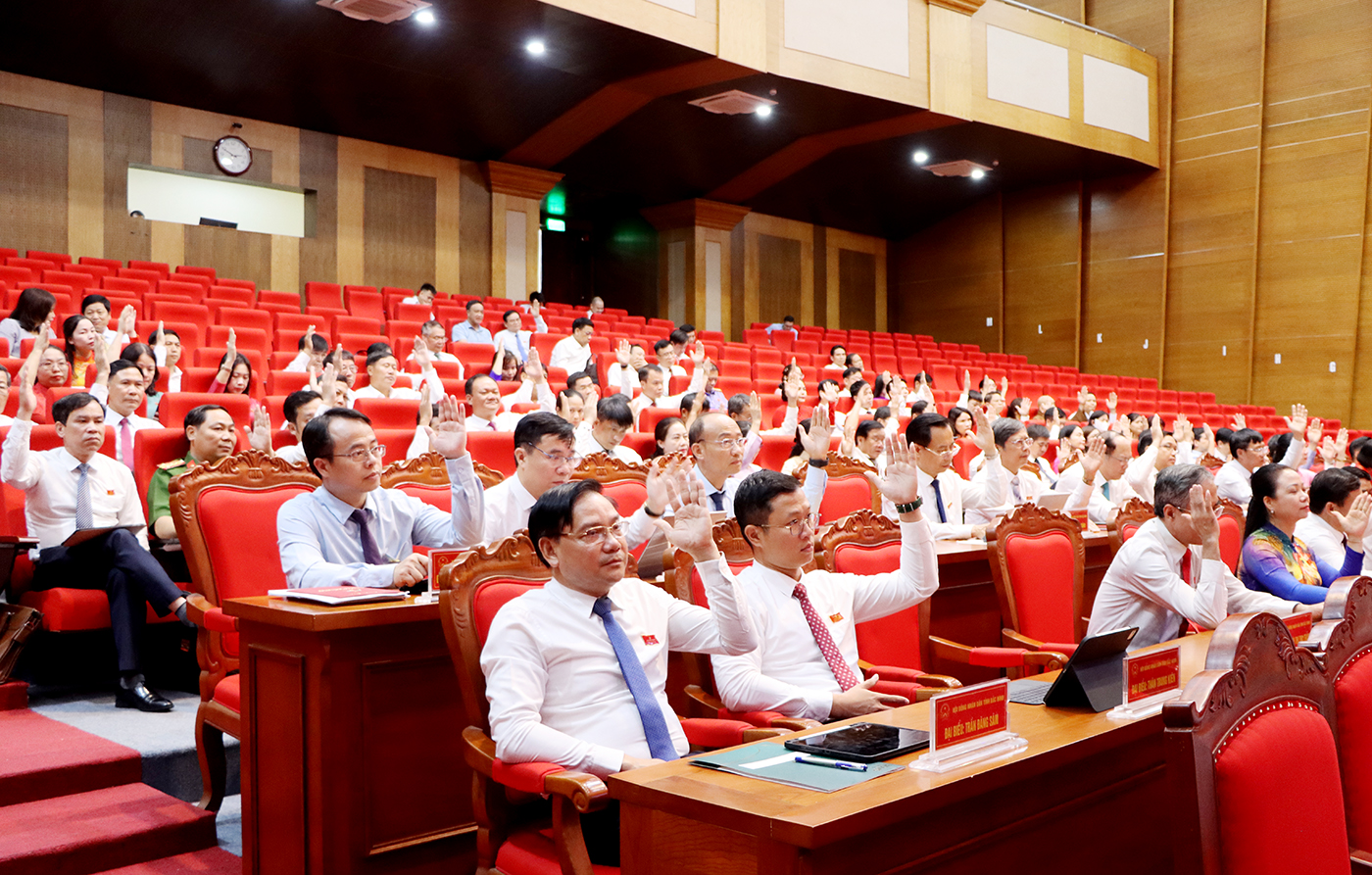 Kỳ họp thứ Tư (chuyên đề) HĐND tỉnh Bắc Ninh khóa XIX, nhiệm kỳ 2021- 2026: Thông qua 5 Nghị quyết quan trọng