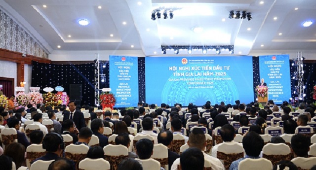 Quang cảnh Hội nghị Xúc tiến đầu tư tỉnh Gia Lai năm 2025