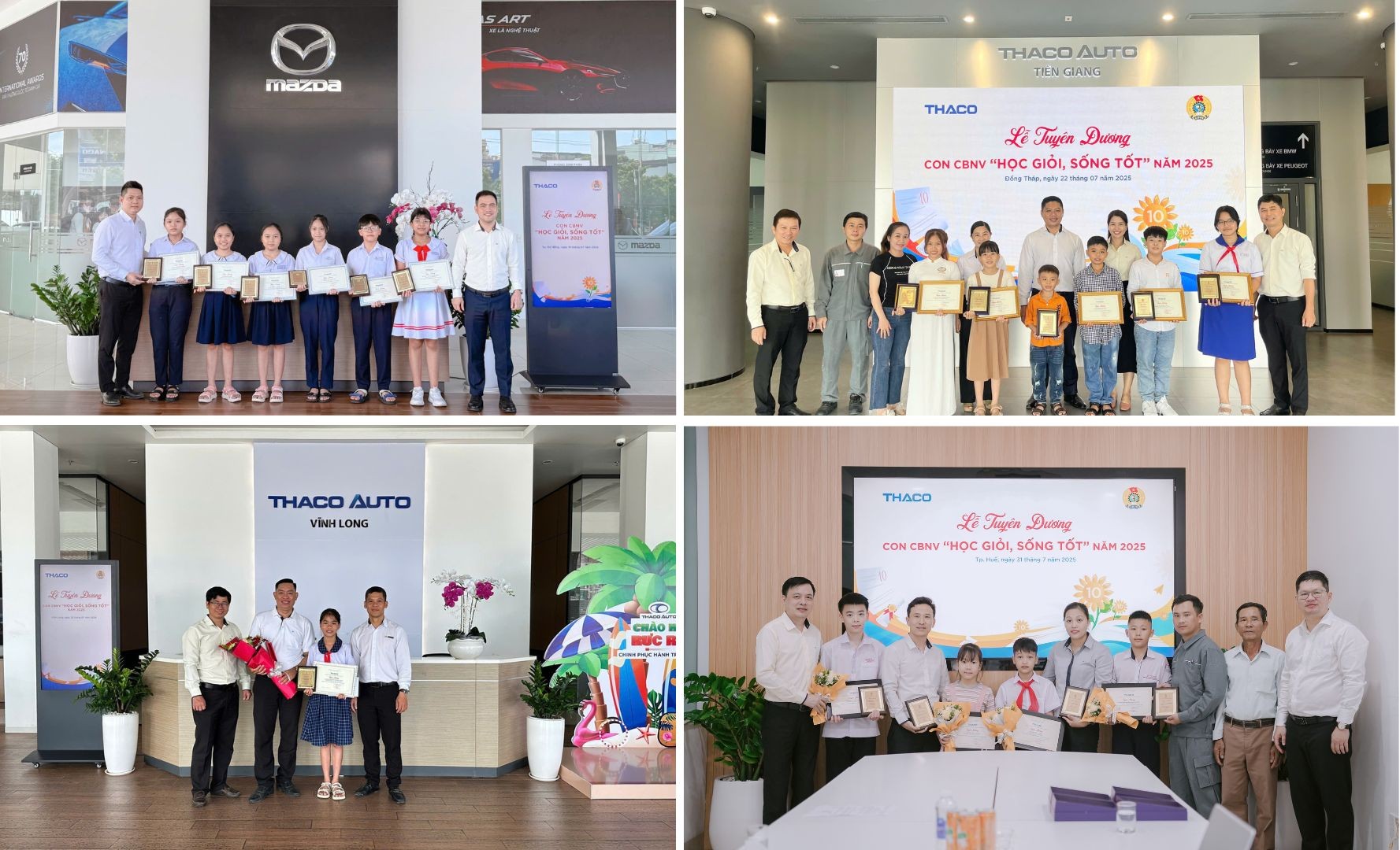 Lễ tuyên dương con CBNV “Học giỏi - Sống tốt” năm tại các Công ty Tình/thành miền Nam