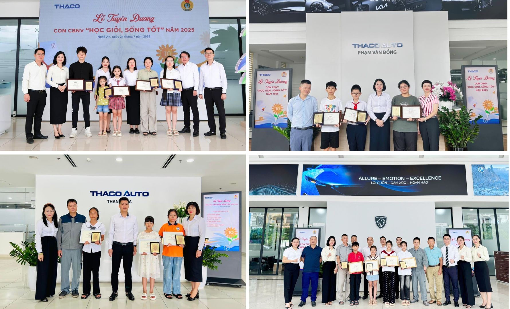 Lễ tuyên dương con CBNV “Học giỏi - Sống tốt” năm tại các Công ty Tình/thành miền Bắc