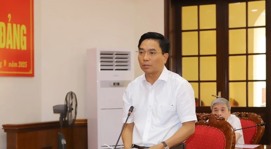 Bí thư Tỉnh ủy Nguyễn Doãn Anh phát biểu tại buổi lễ.