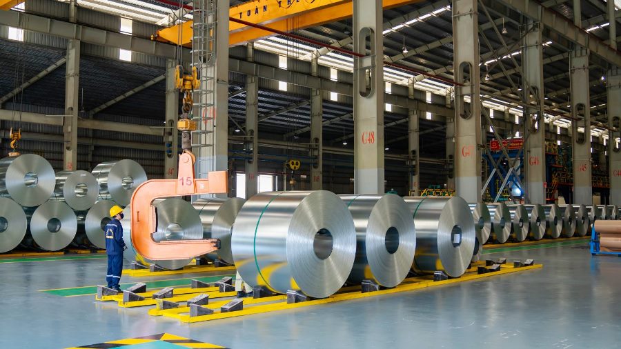 Sản phẩm Tôn Hoa Sen Mag Shield tại nhà máy Hoa Sen Nghệ An Sản phẩm Tôn Hoa Sen Mag Shield tại nhà máy Hoa Sen Nghệ An