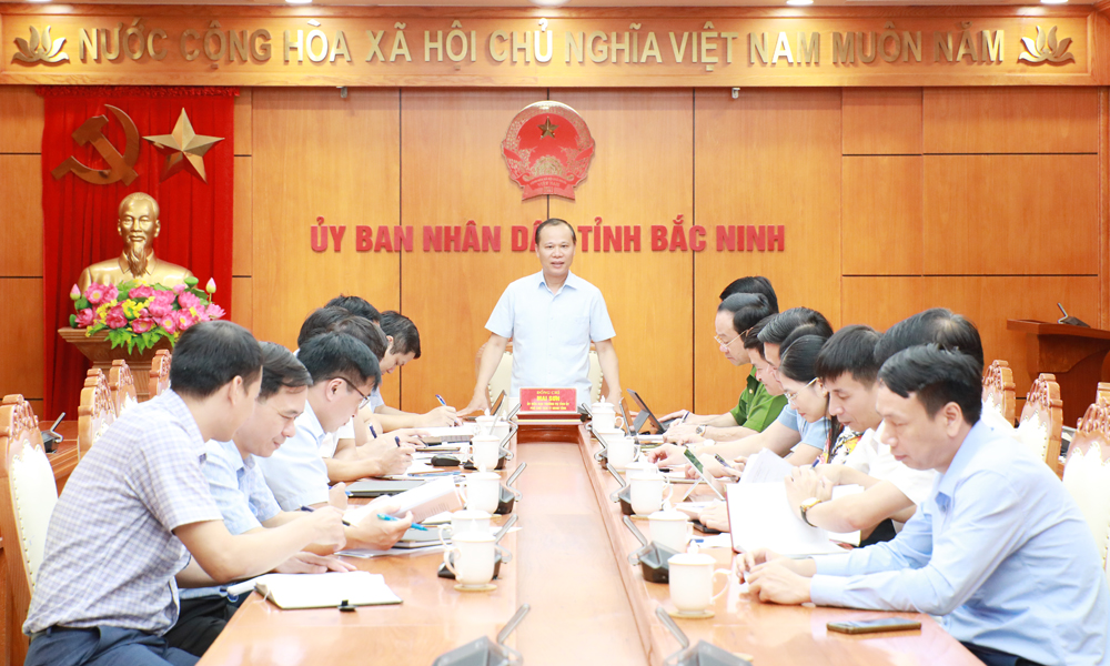 Bắc Ninh đẩy nhanh tiến độ rà soát, ban hành bộ chỉ số phục vụ chỉ đạo, điều hành của UBND tỉnh