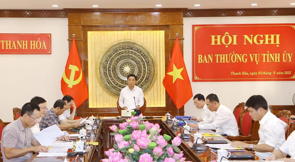 Ban Thường vụ Tỉnh ủy Thanh Hóa cho ý kiến về các nội dung công tác thực hiện nhiệm vụ chính trị