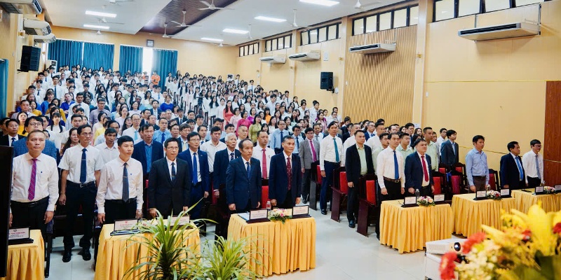 Quang cảnh Lễ khai giảng