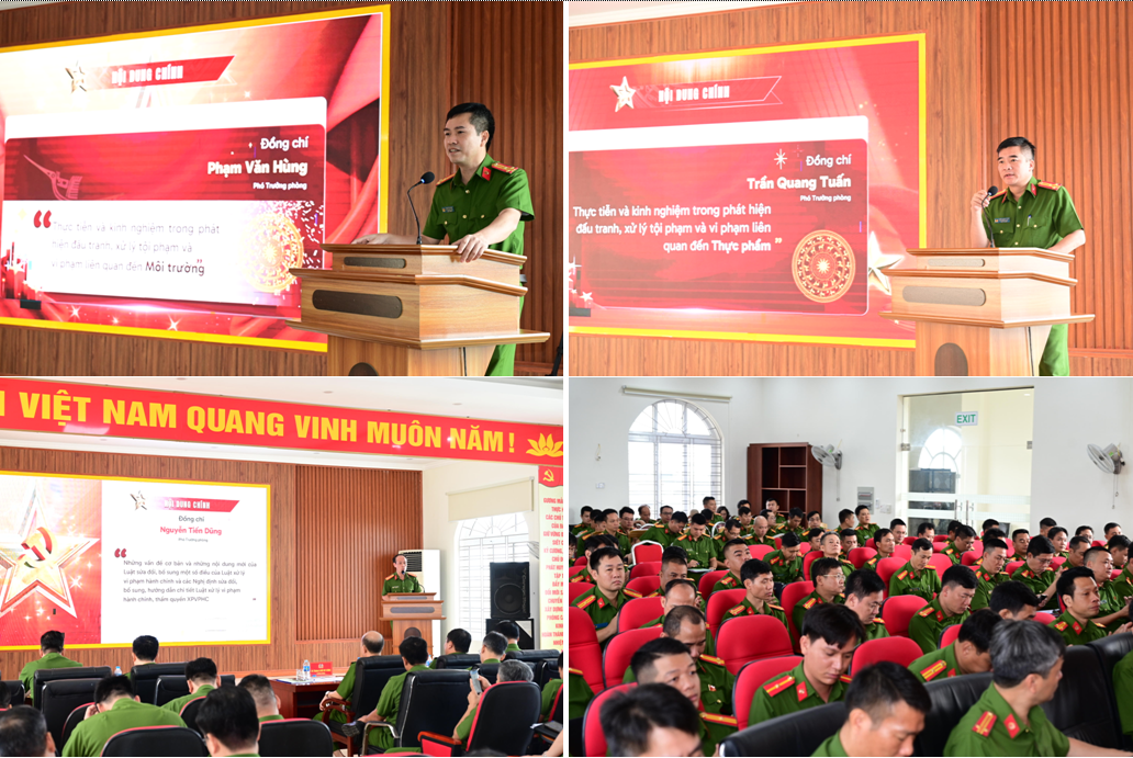 Hội ý nghiệp vụ tại Phòng Cảnh sát kinh tế Hội ý nghiệp vụ tại Phòng Cảnh sát kinh tế