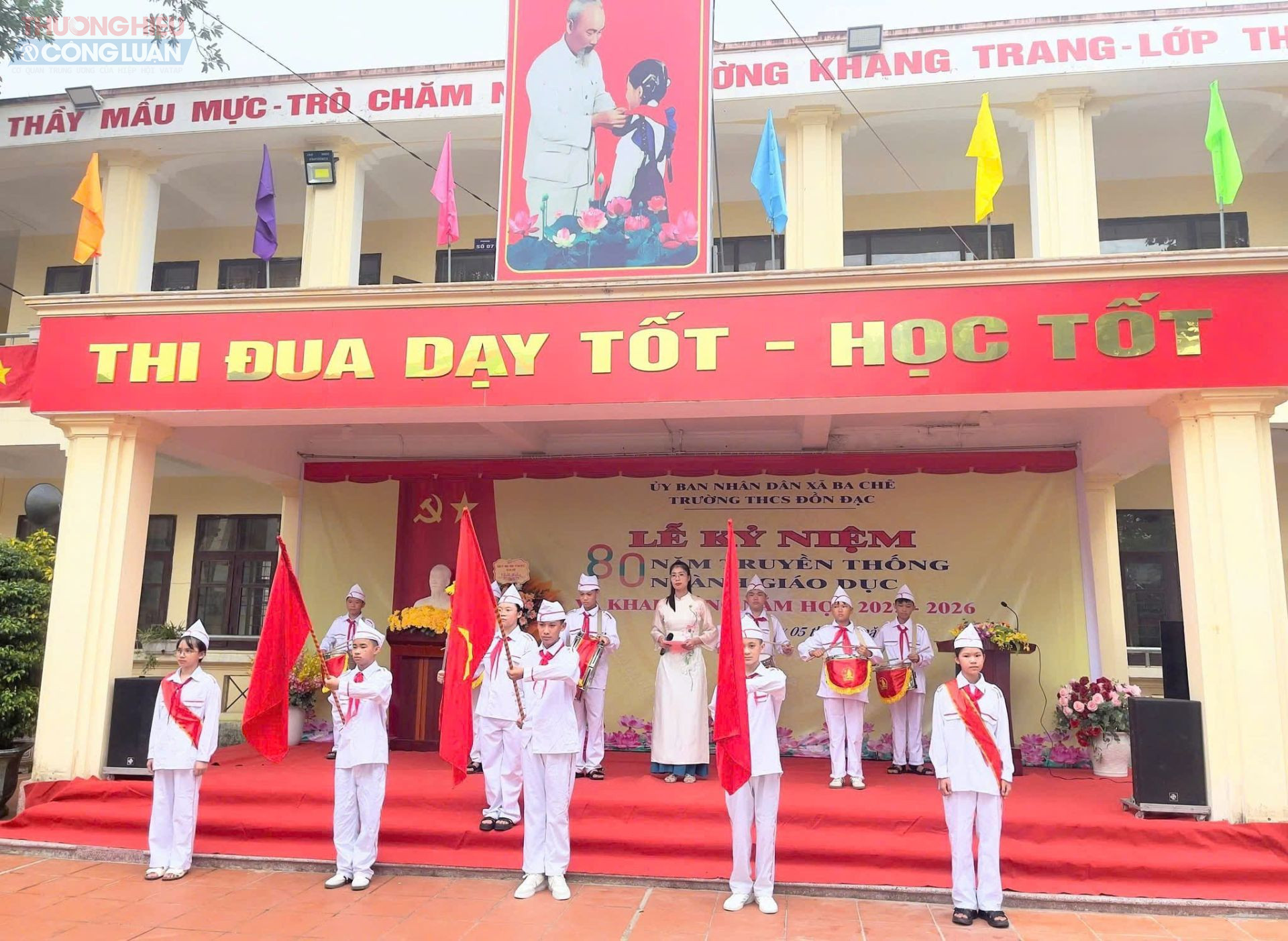 Lẽ khai giảng tại Trường THCS Đồn Đạc xã Ba Chẽ. Lẽ khai giảng tại Trường THCS Đồn Đạc xã Ba Chẽ.