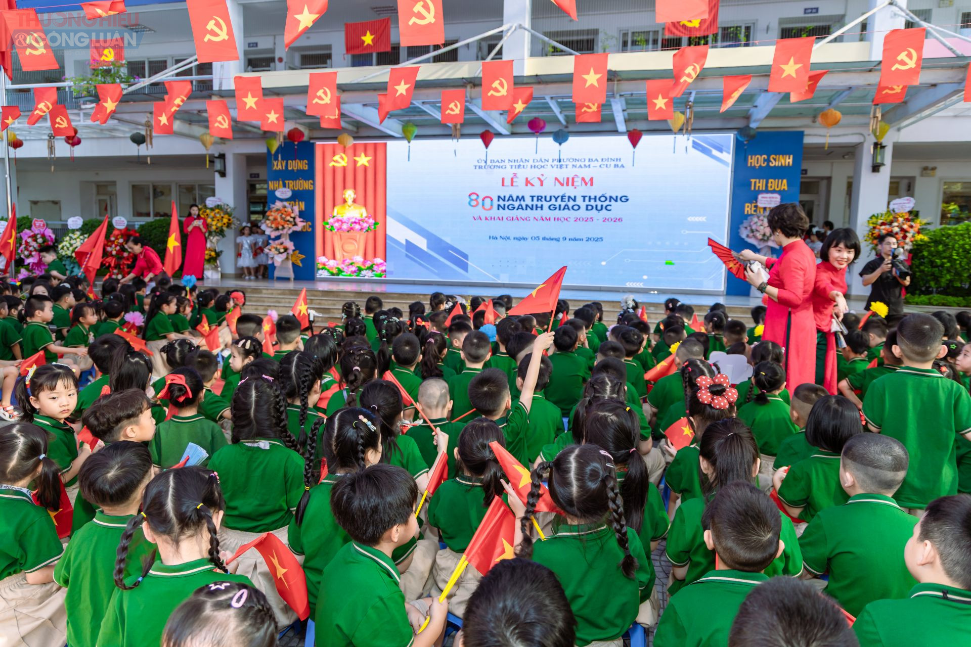 Trường Tiểu học Việt Nam - Cuba mang tên của hai đất nước anh hùng. Đây không chỉ là ngôi trường của tri thức, của tình thầy trò, mà còn là biểu tượng sinh động cho tình hữu nghị keo sơn, thủy chung giữa hai dân tộc Việt Nam - Cuba.