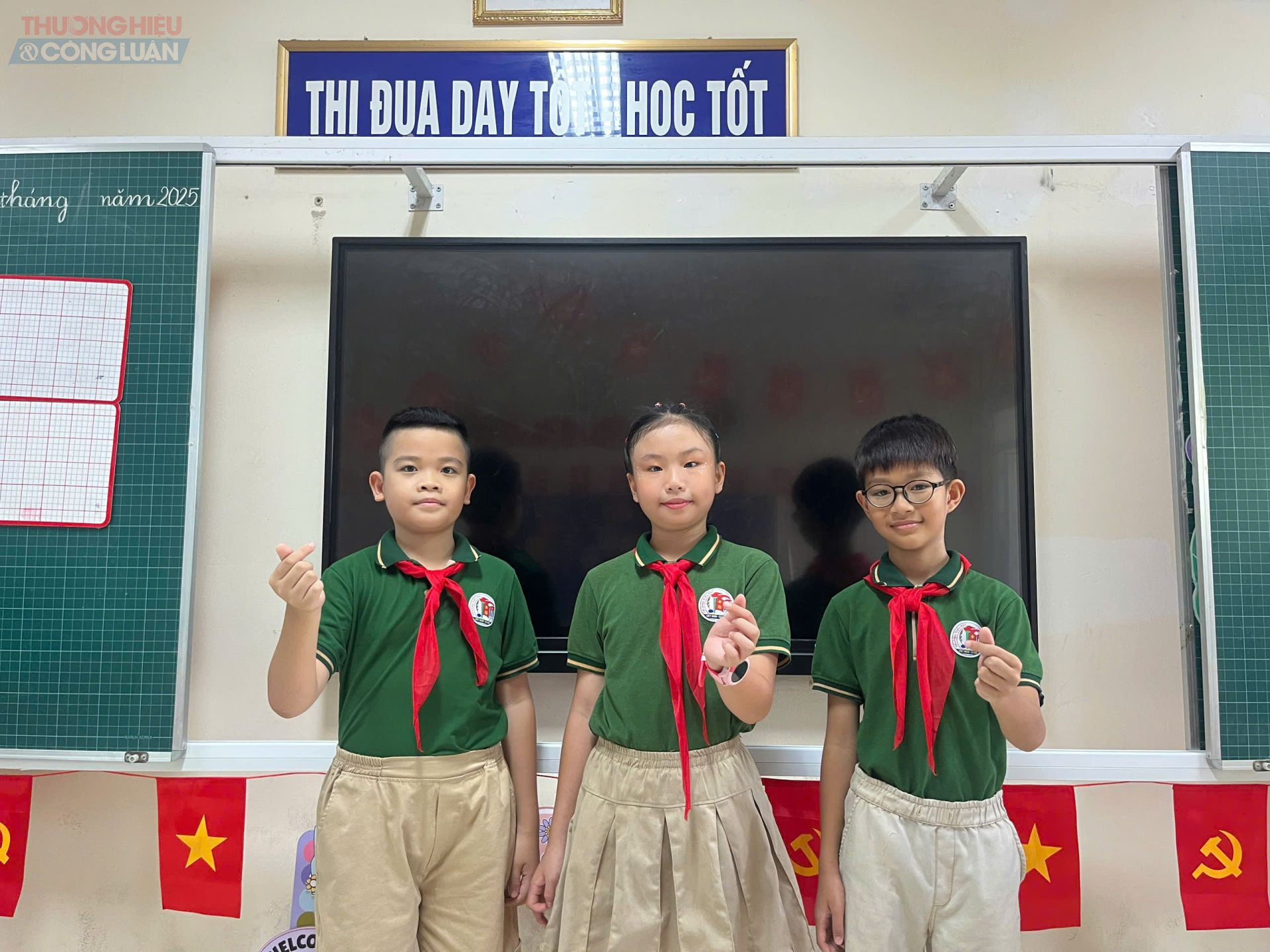 Em Trần Anh Thư lớp 5B xúc động chia sẻ: 