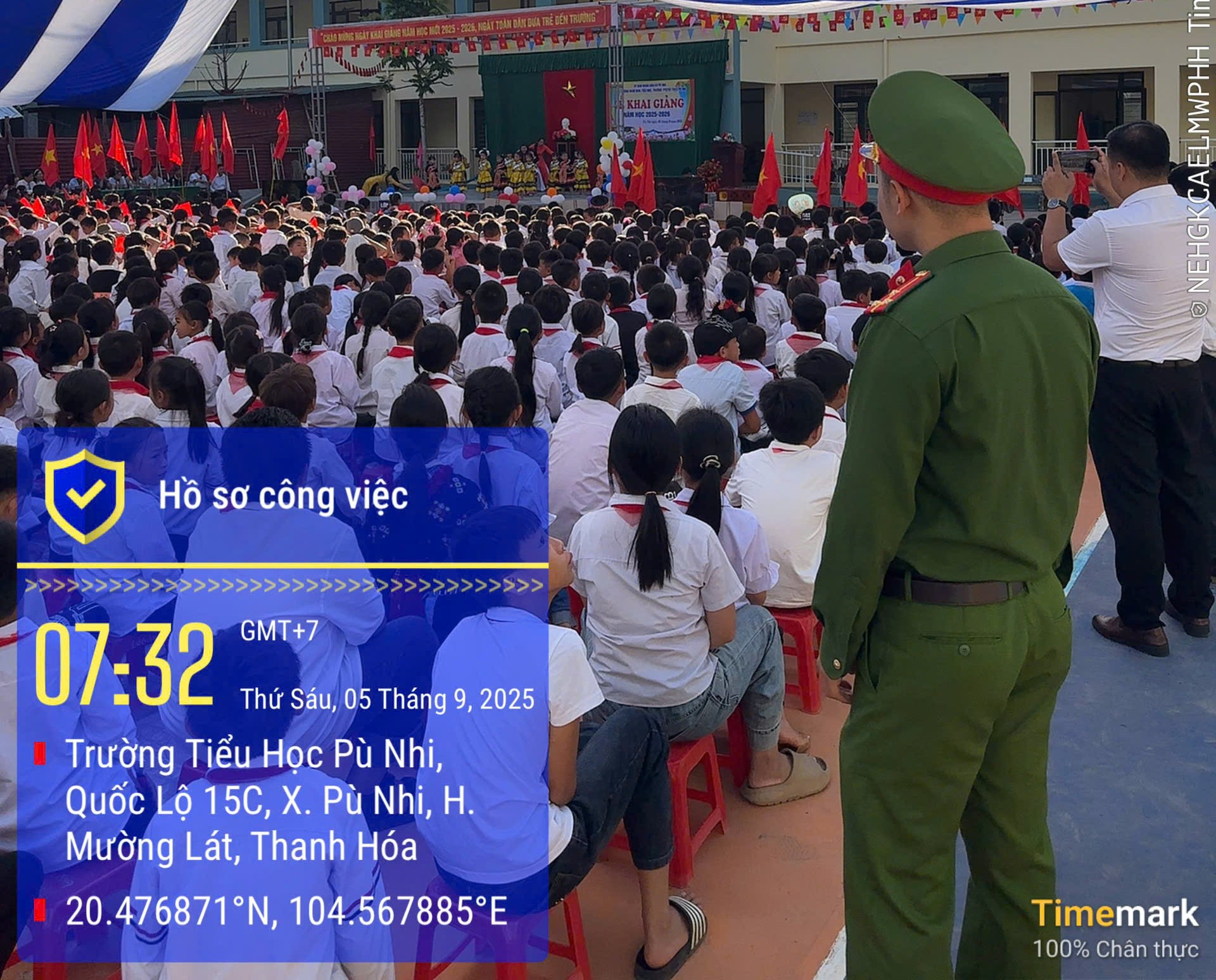 Công an Thanh Hóa bảo đảm tốt an ninh trật tự ngày hội toàn dân đưa trẻ đến trường