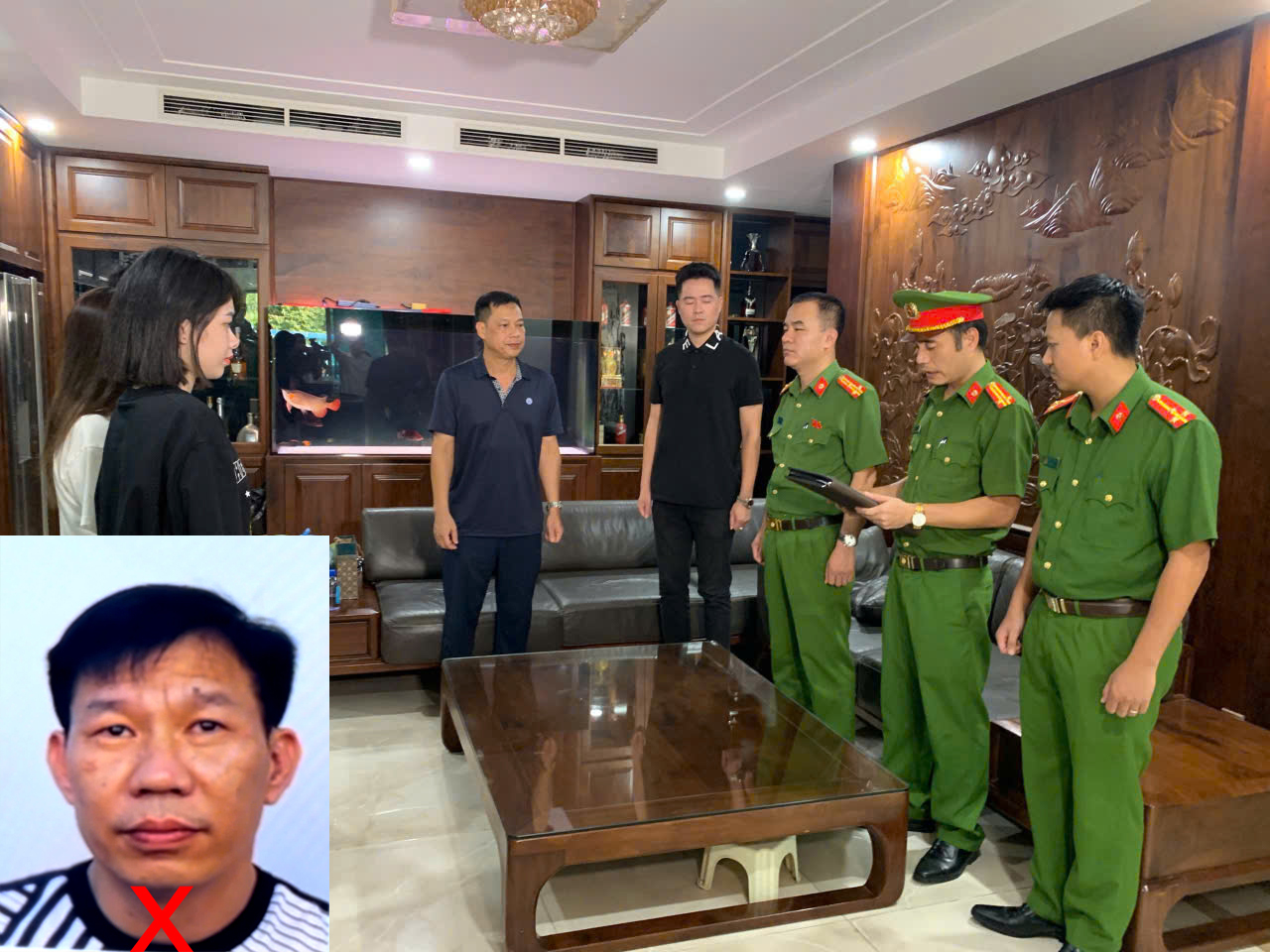 Khám xét khẩn cấp nhà ở của Nguyễn Văn Mai (X) tức 