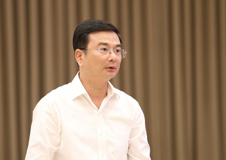 Phó Thống đốc Ngân hàng Nhà nước Phạm Thanh Hà trả lời câu hỏi của phóng viên về kinh doanh vàng - Ảnh: VGP Phó Thống đốc Ngân hàng Nhà nước Phạm Thanh Hà trả lời câu hỏi của phóng viên về kinh doanh vàng - Ảnh: VGP