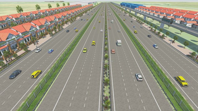 Phối cảnh tuyến đường cao tốc