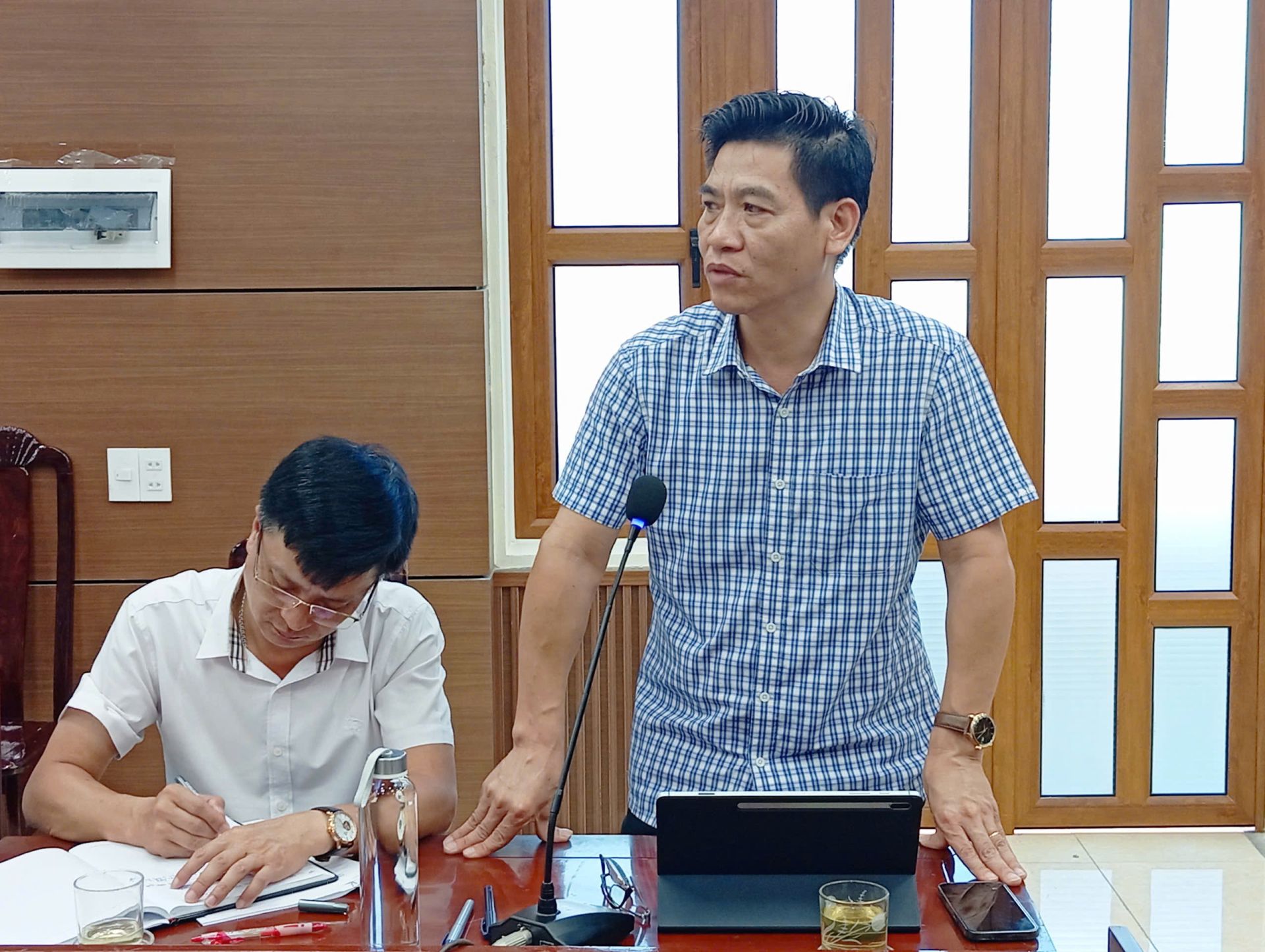 Đồng chí Phạm Hoàng Tuấn – Ủy viên Ban Thường vụ, Phó Chủ tịch Thường trực UBND phường, Trưởng Ban Tổ chức Lễ hội