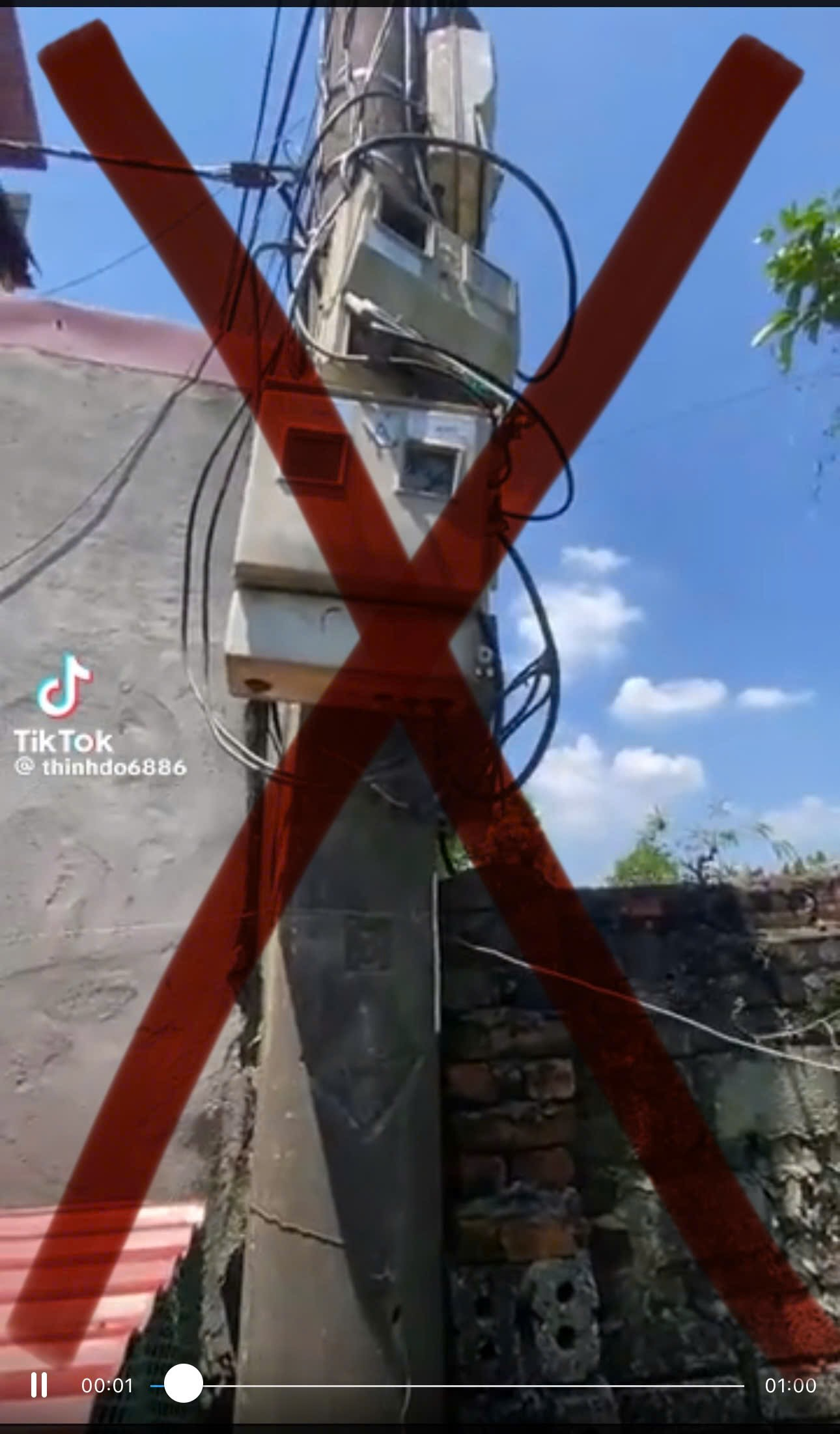 Trang Tiktok đăng bài với thông tin sai lệch