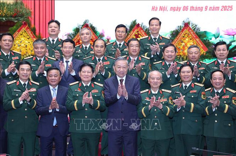 Tổng Bí thư Tô Lâm và các đại biểu - Ảnh: Thống Nhất/TTXVN Tổng Bí thư Tô Lâm và các đại biểu - Ảnh: Thống Nhất/TTXVN
