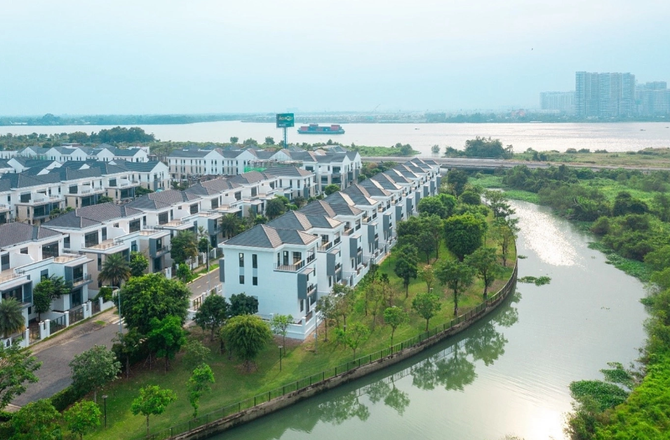 Một góc dự án Aqua City (Đồng Nai) nhìn từ trên cao