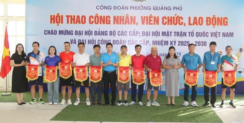 Hội thao công nhân, viên chức, lao động phường Quảng Phú