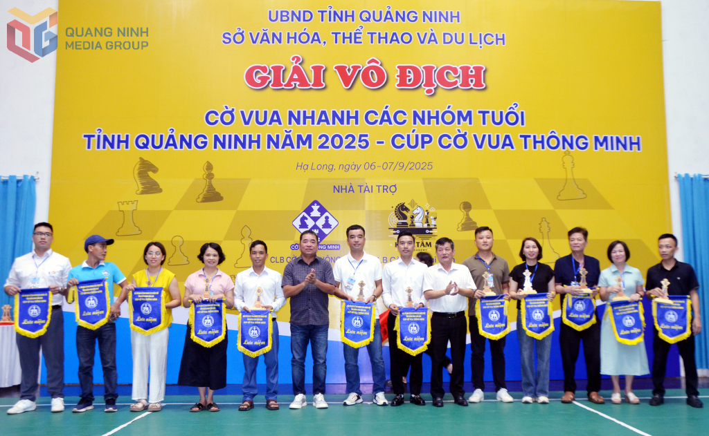 414 kỳ thủ tranh tài Giải Cờ vua nhanh các nhóm tuổi tỉnh Quảng Ninh 2025