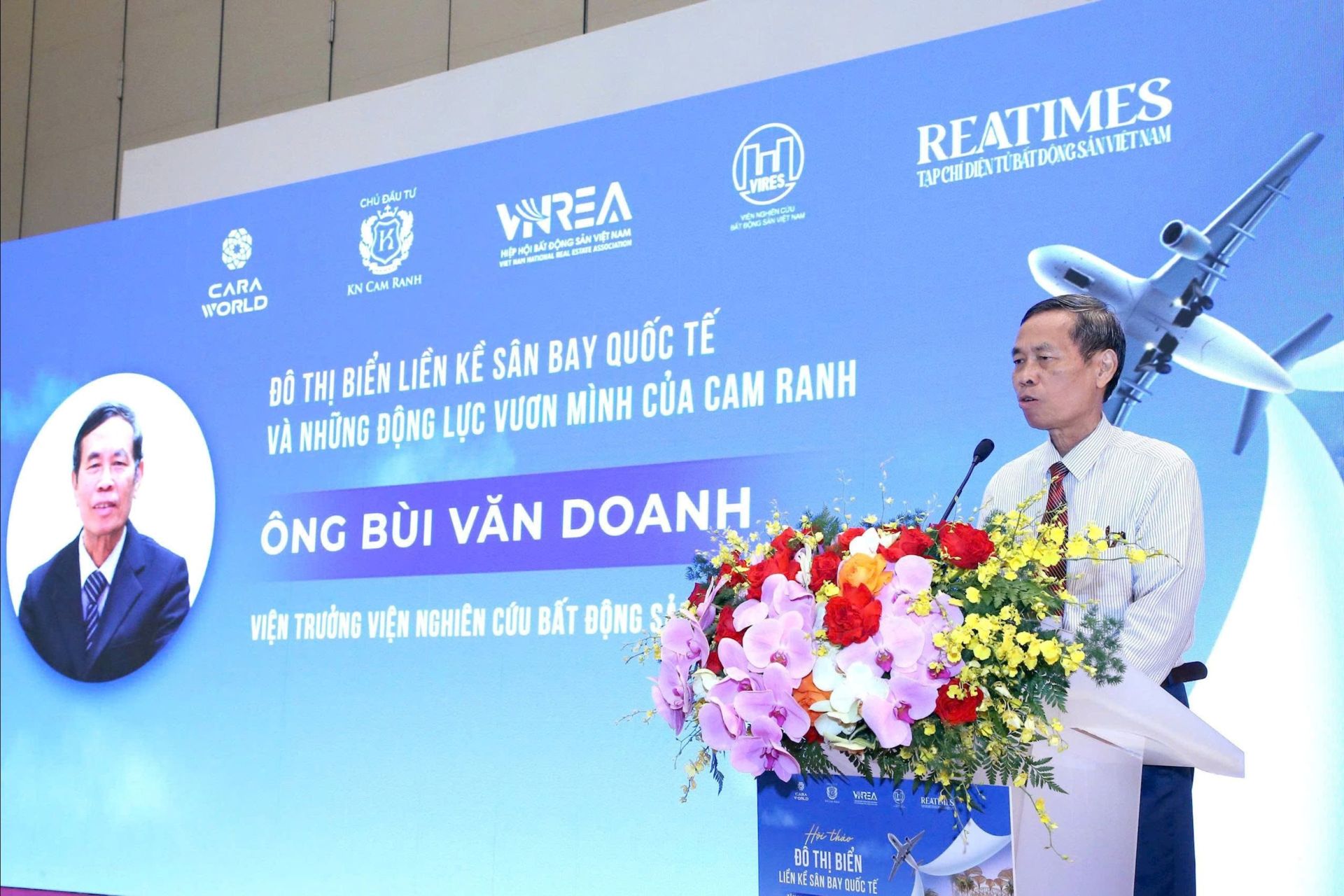 Ông Bùi Văn Doanh, Viện trưởng Viện Nghiên cứu Bất động sản Việt Nam